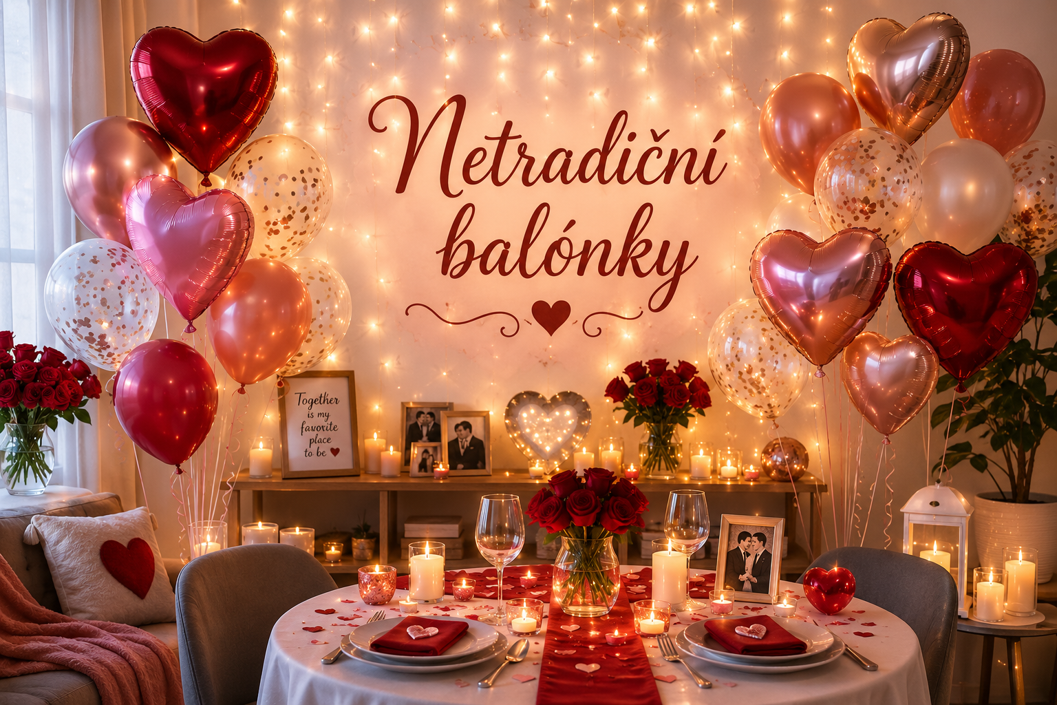 ❤️✨ Romantická výzdoba na výročí doma – inspirace pro nezapomenutelný večer