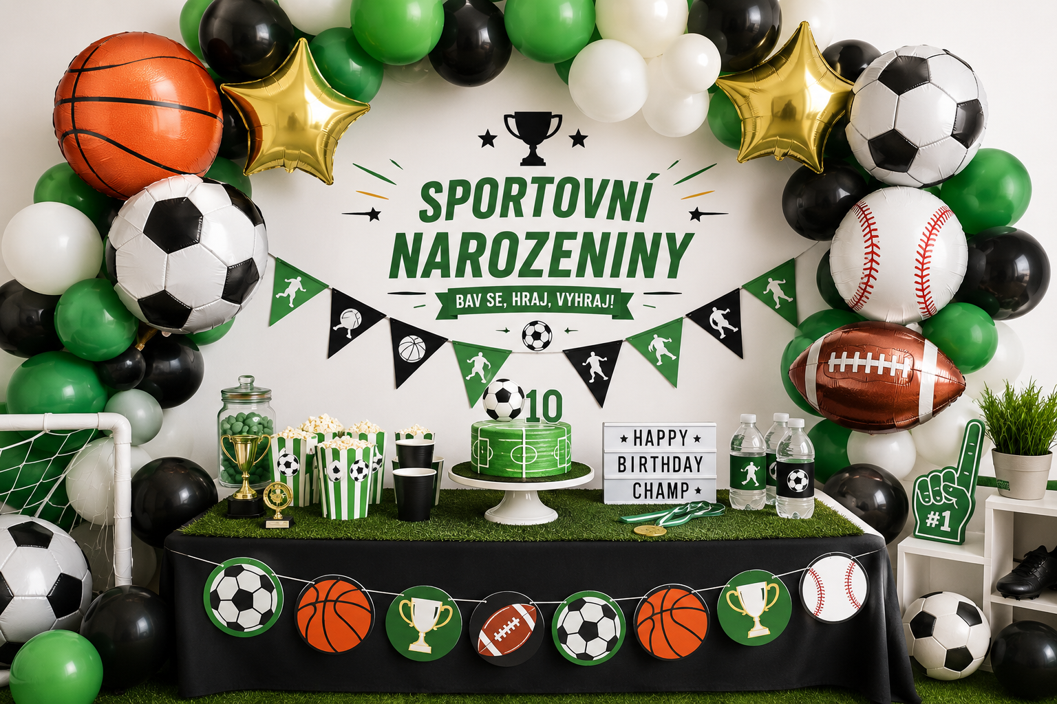 Sportovní narozeniny – jak vytvořit oslavu pro malé i velké sportovce