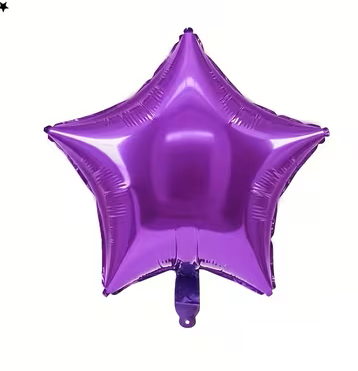 Balónky ve tvaru hvězdy