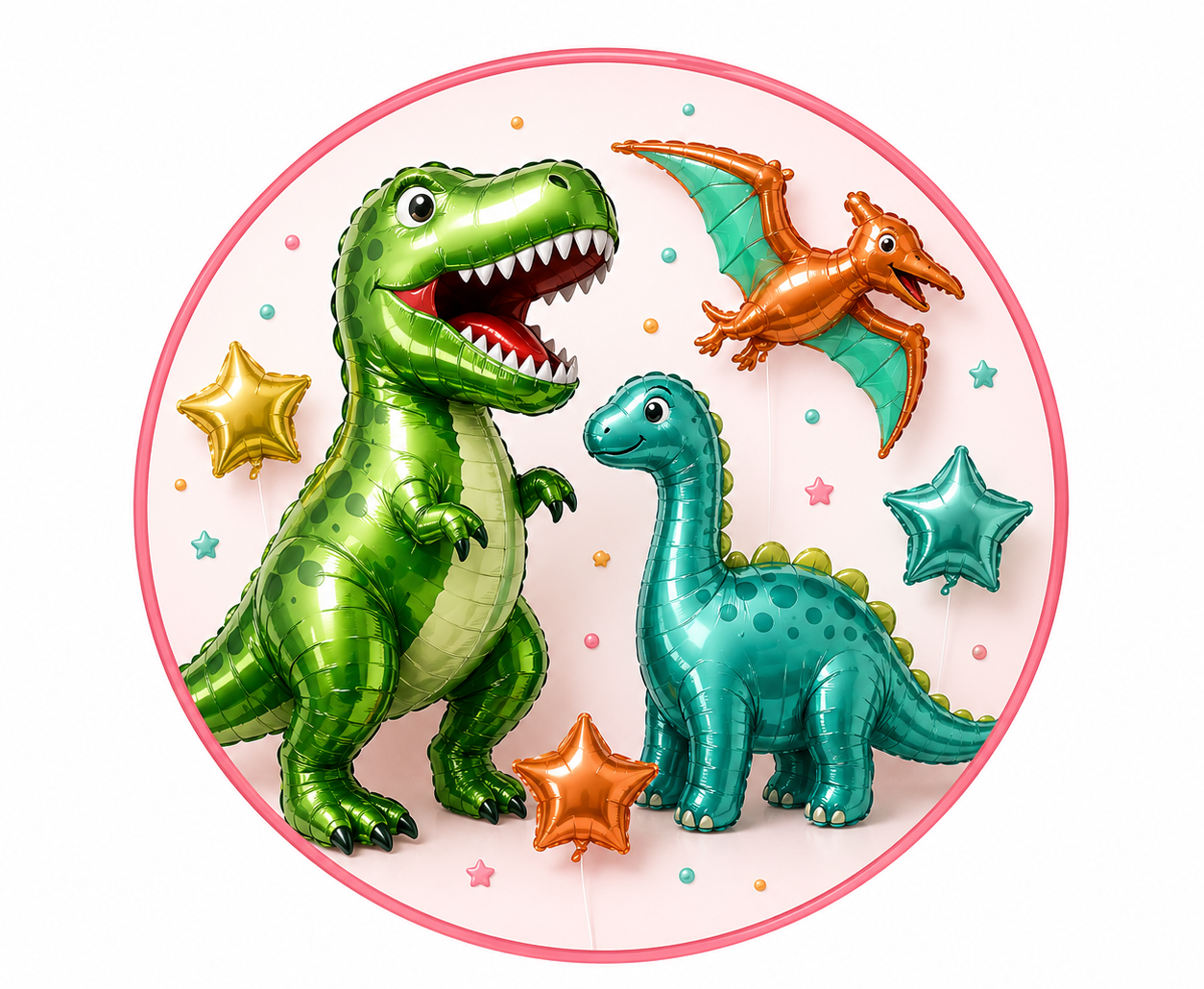 Balónky dinosaurus