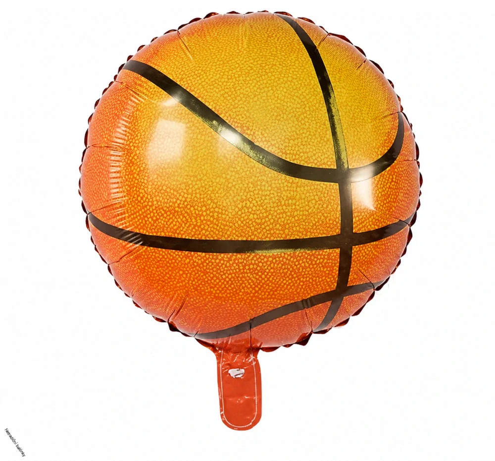 Balónek basketbalový míč – fóliový balónek ve tvaru míče na dětské narozeniny