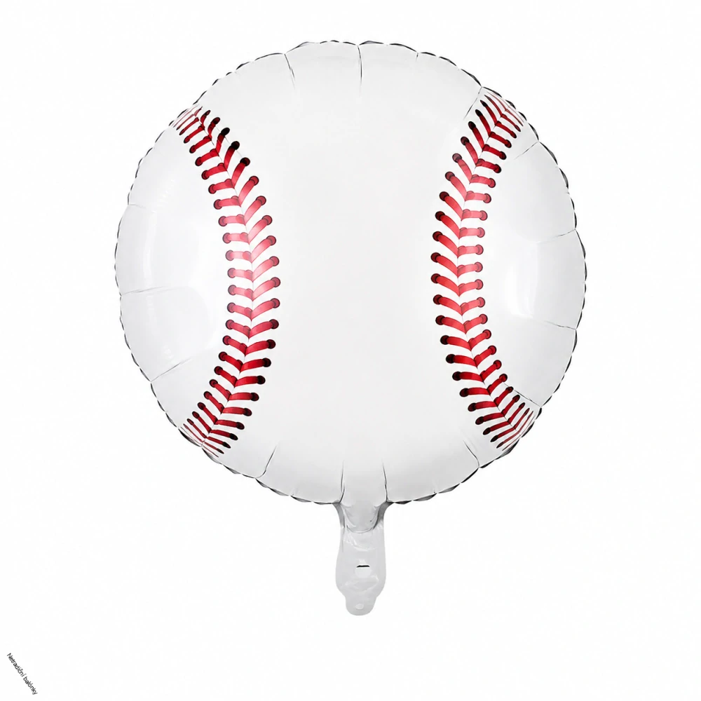 Balónek baseballový míč – fóliový balónek ve tvaru míče na dětské narozeniny