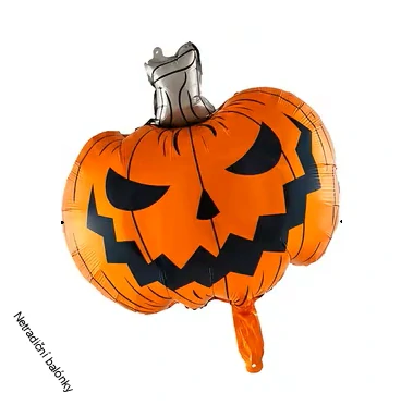 Fóliový balónek – Halloweenská dýně na strašidelnou oslavu