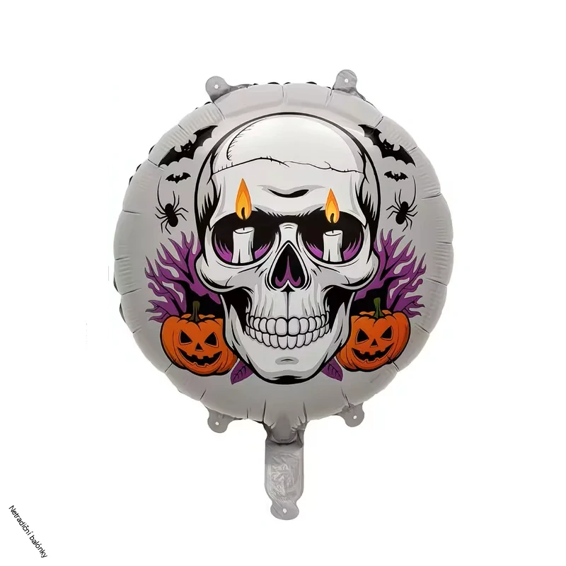 Fóliový balónek – Halloween lebka