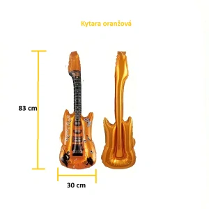 3D fóliový balónek – Oranžová kytara