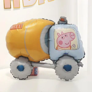 Fóliový balónek - Prasátko Peppa v míchačce