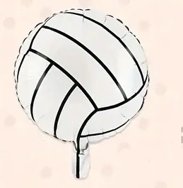 Balónek volejbalový míč – fóliový balónek ve tvaru míče na dětské narozeniny
