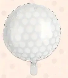 Balónek golfový míček – fóliový balónek ve tvaru míče na dětské narozeniny