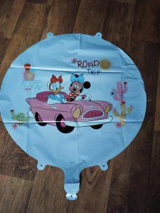 Kulatý fóliový balónek – Minnie a Daisy
