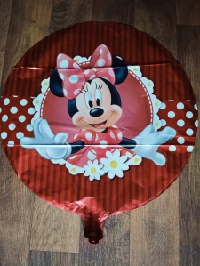 Kulatý fóliový balónek – Minnie