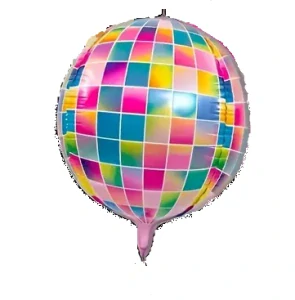 Fóliový balónek – Barevná disco koule