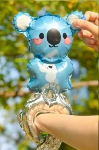 Balónek zvířátko na ruku – fóliový balónek pro děti koala