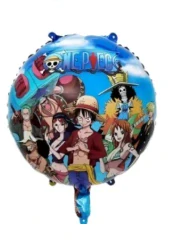 Balónek kulatý One Piece – fóliový balónek anime na dětské narozeniny