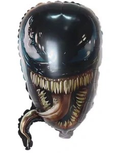 Balónek hlava Venom – fóliový balónek na dětské narozeniny se superhrdinou Marvel