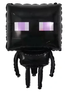 Balónek Minecraft – fóliový balónek ve tvaru postavy Enderman na dětské narozeniny