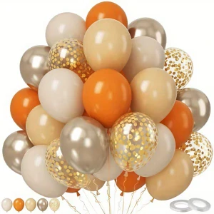 Oranžový set balónků – výzdoba na narozeniny, oslavy a party