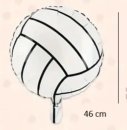 Balónek volejbalový míč – fóliový balónek ve tvaru míče na dětské narozeniny