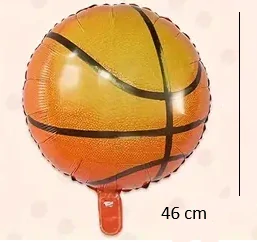 Balónek basketbalový míč – fóliový balónek ve tvaru míče na dětské narozeniny