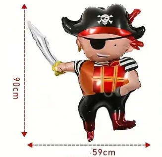 3D fóliový balónek – Pirát