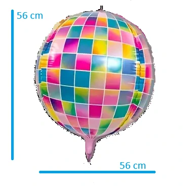 Fóliový balónek – Barevná disco koule