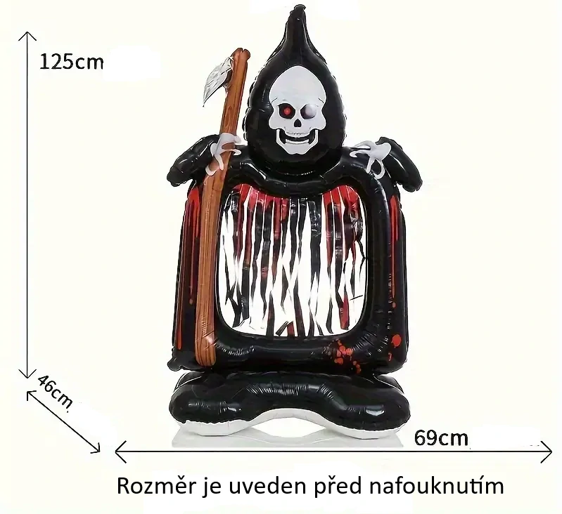 Samostatně stojící balónek - Smrťák
