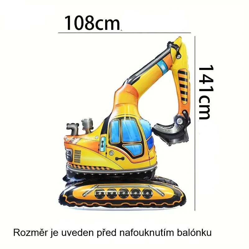 Fóliový balónek - Velký bagr
