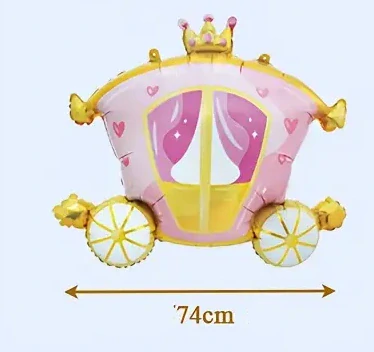 Fóliový balónek – Princeznovský kočár