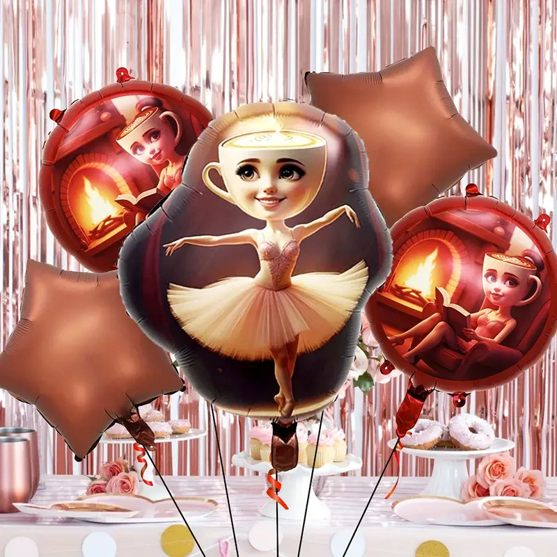 Balónkový set Ballerina Cappucina – originální balónky na narozeniny