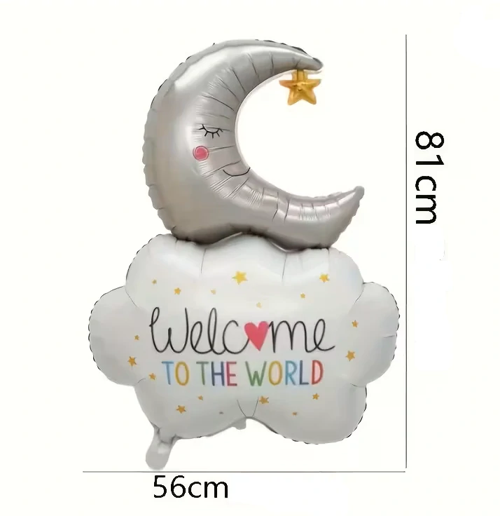 Fóliový balónek - Welcome TO THE WORLD
