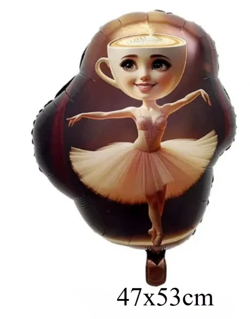 Fóliový balónek Ballerina Cappucina - originální balónek na oslavy