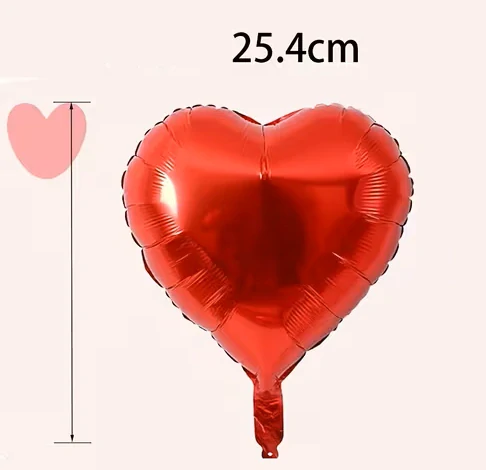 Fóliový balónek srdce – červený balónek na Valentýna a svatbu