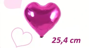 Fóliový balónek fialové srdce – romantický balónek na Valentýna a svatbu
