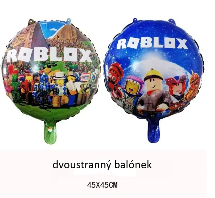 Kulatý balónek Roblox – fóliový balónek na dětské narozeniny
