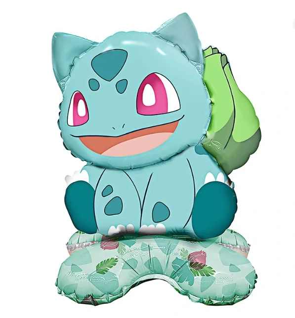 Balónek Pokémon Bulbasaur – fóliový balónek Pokémon na dětské narozeniny