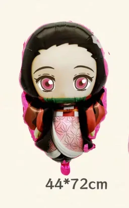 Balónek postava Nezuko – fóliový balónek anime Demon Slayer na dětské narozeniny