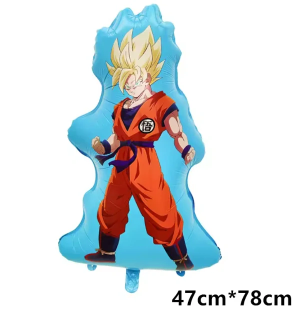 Balónek Dragon Ball Goku – fóliový balónek na dětské narozeniny s anime motivem
