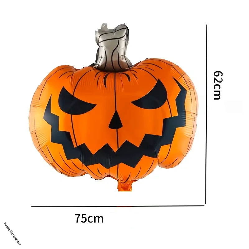 Fóliový balónek – Halloweenská dýně na strašidelnou oslavu