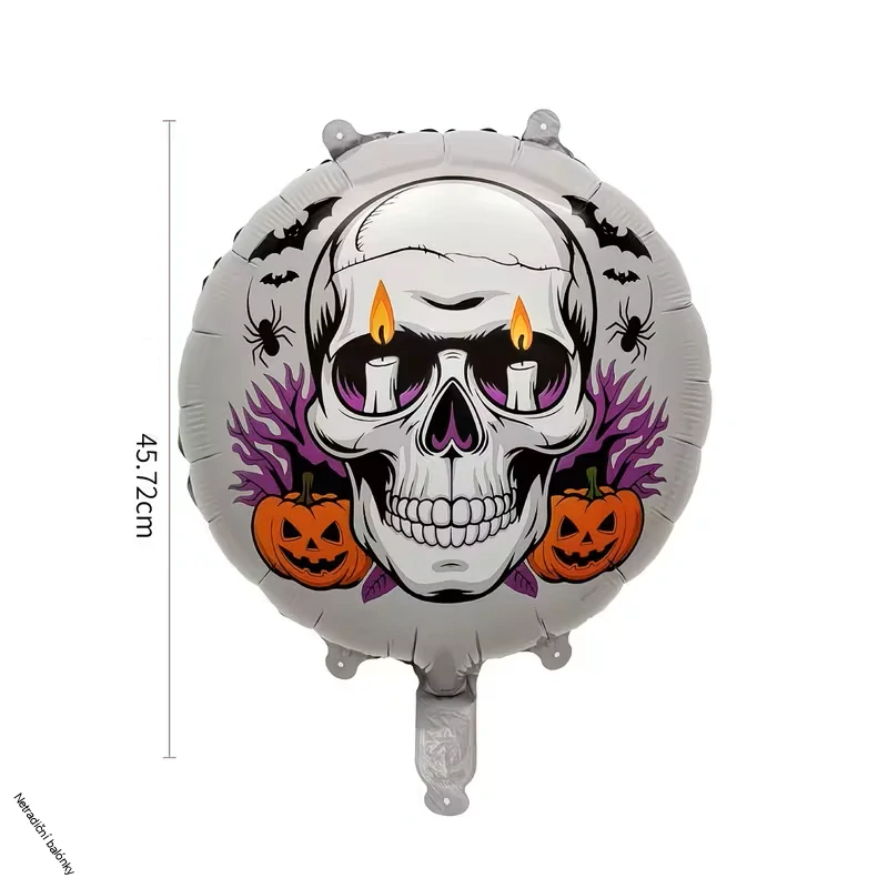 Fóliový balónek – Halloween lebka