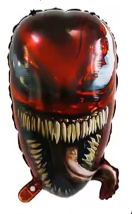 Balónek hlava Venom – fóliový balónek na dětské narozeniny se superhrdinou Marvel